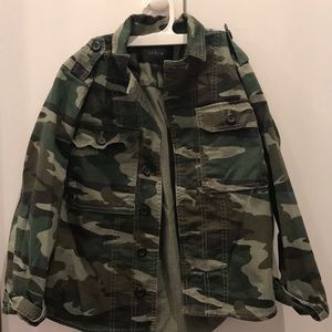Jcrew camo jacket